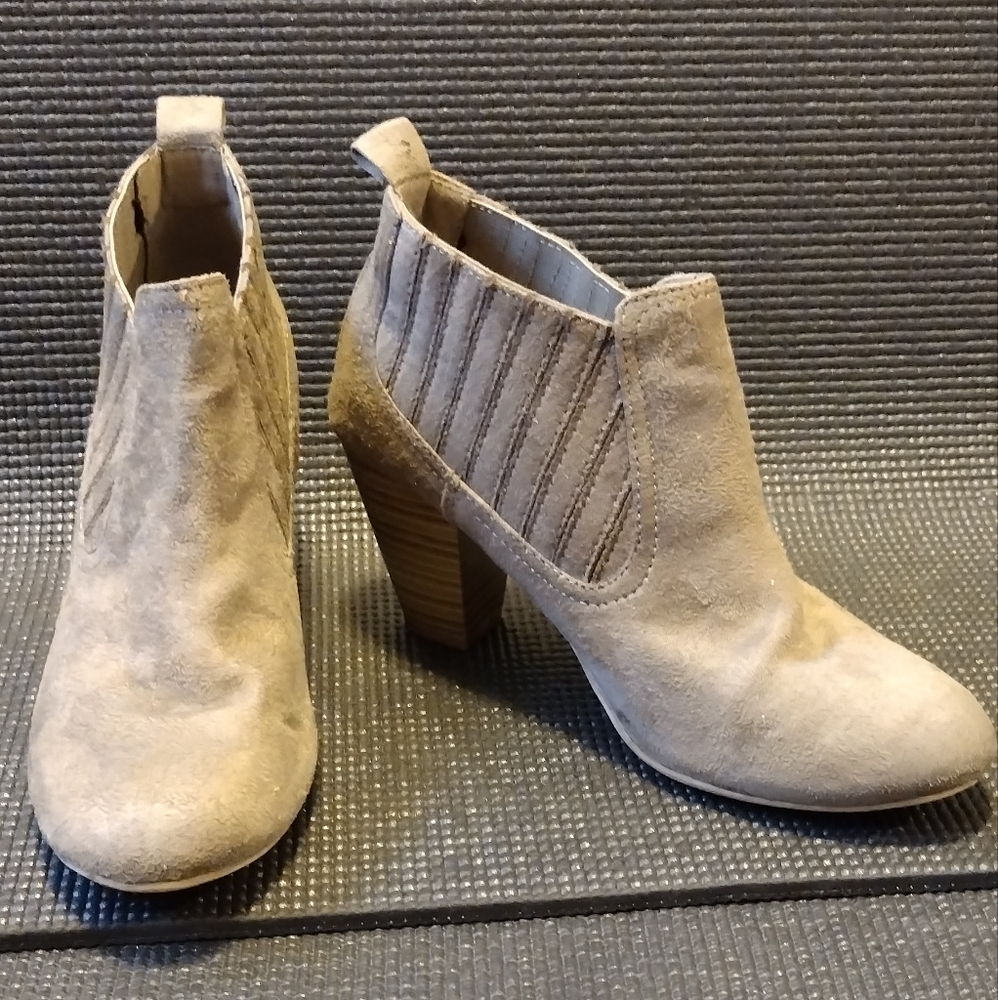 Women's Suede High Heel Ankle Boots